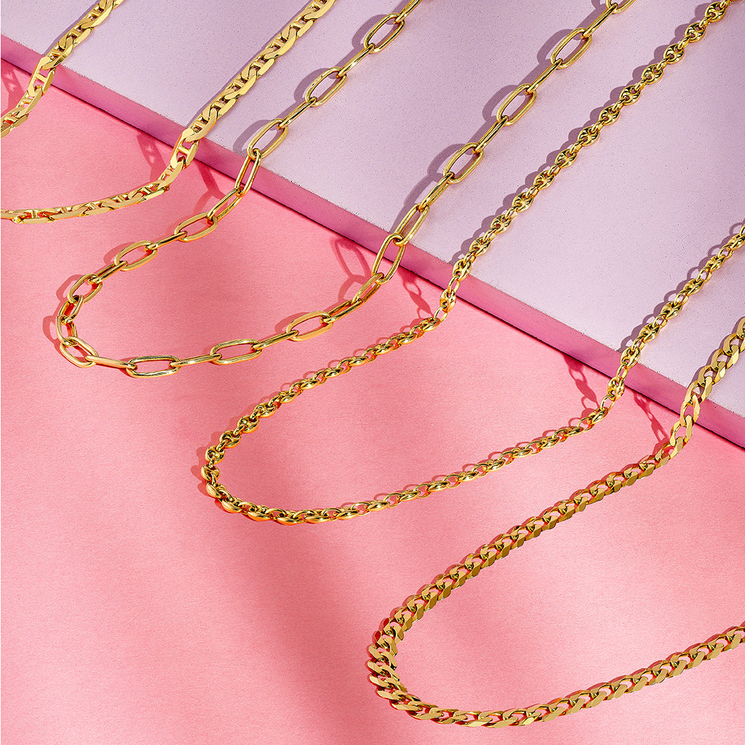 14K Solid Gold Chains