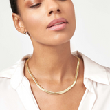 14K 5.3mm Oval Snake Chain