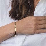 14K Solid Gold Herringbone Bracelet & Anklet