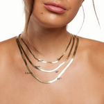REAL 14K Gold Herringbone Chains with Lifetime Warranty