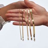 14K Solid Gold Herringbone Bracelet & Anklet heavy gold bracelet 