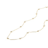 White Beaded Adjustable Choker