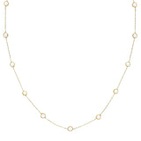White Beaded Adjustable Choker