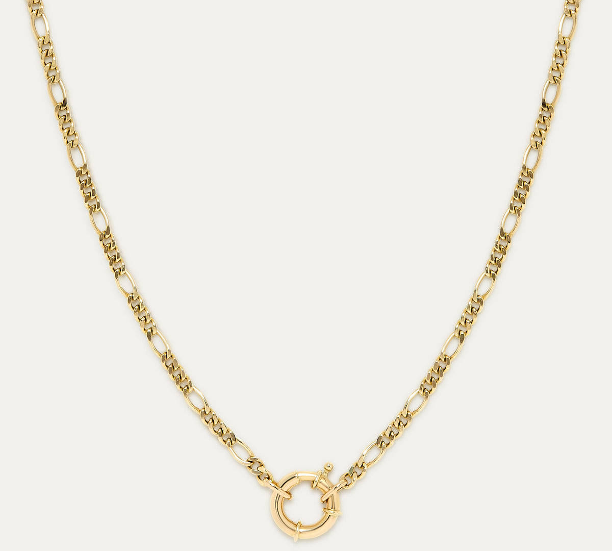 Figaro Chain Necklace | Circle Chain Necklace | MONTENERI JEWELRY