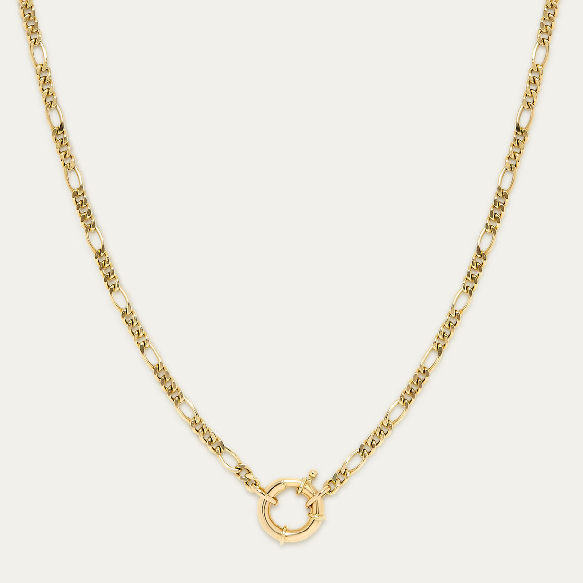 Figaro Chain Necklace | Circle Chain Necklace | MONTENERI JEWELRY