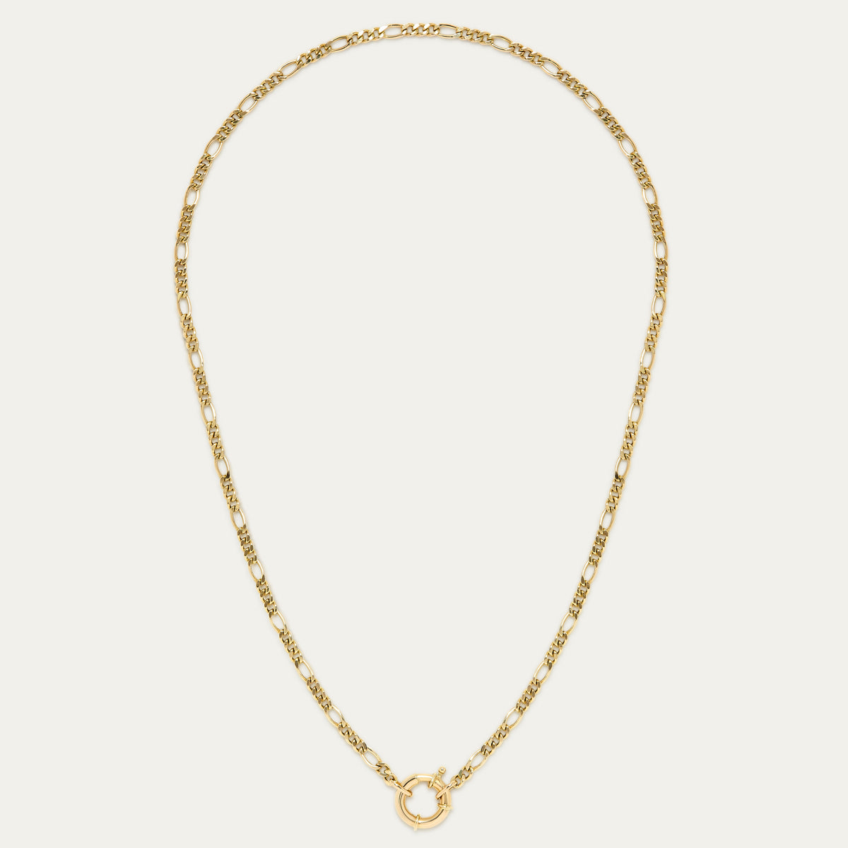 Figaro Chain Necklace | Circle Chain Necklace | MONTENERI JEWELRY