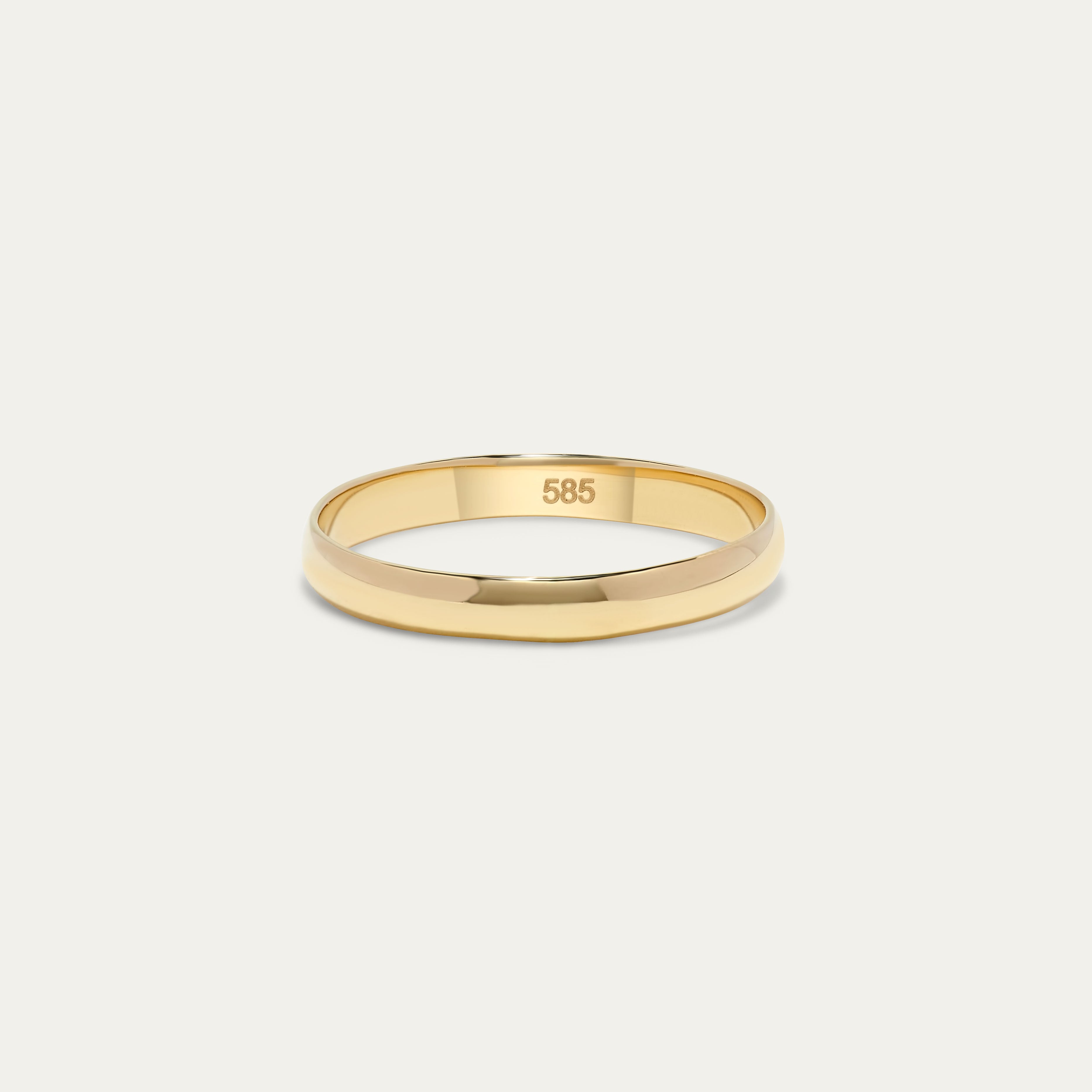 Thin Gold Band Ring | Thin Band | MONTENERI JEWELRY