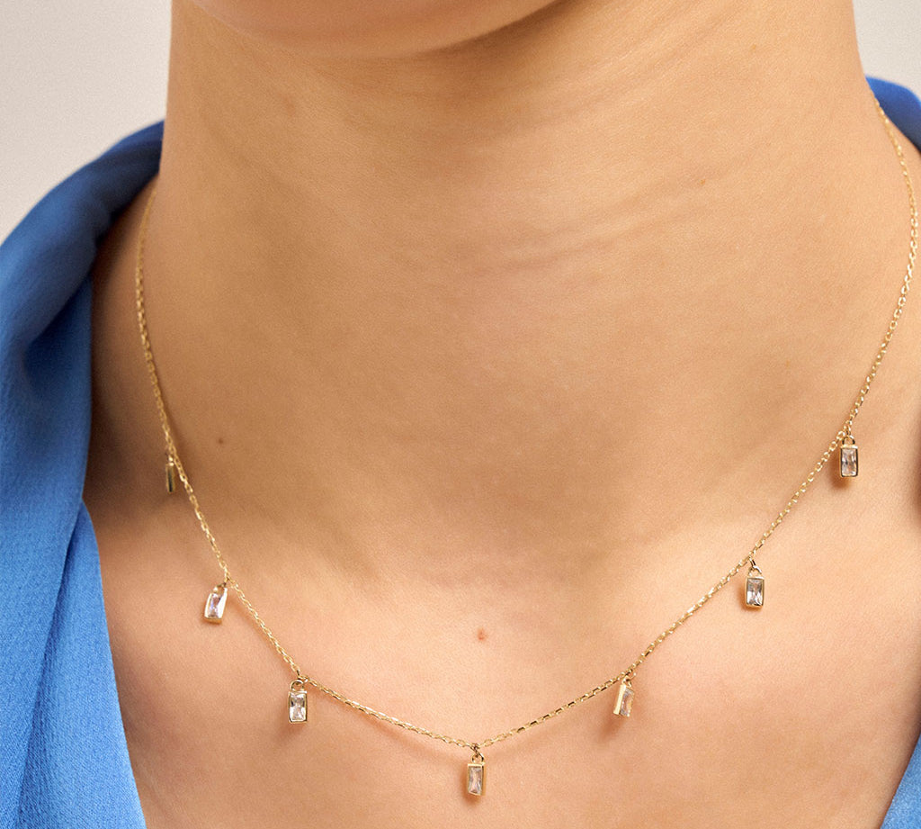 Floating Crystal Choker | Floating Choker | MONTENERI JEWELRY