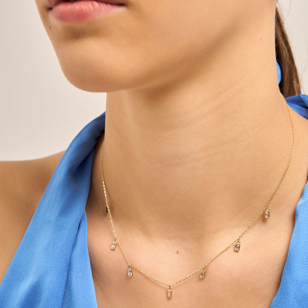 Floating Crystal Choker | Floating Choker | MONTENERI JEWELRY