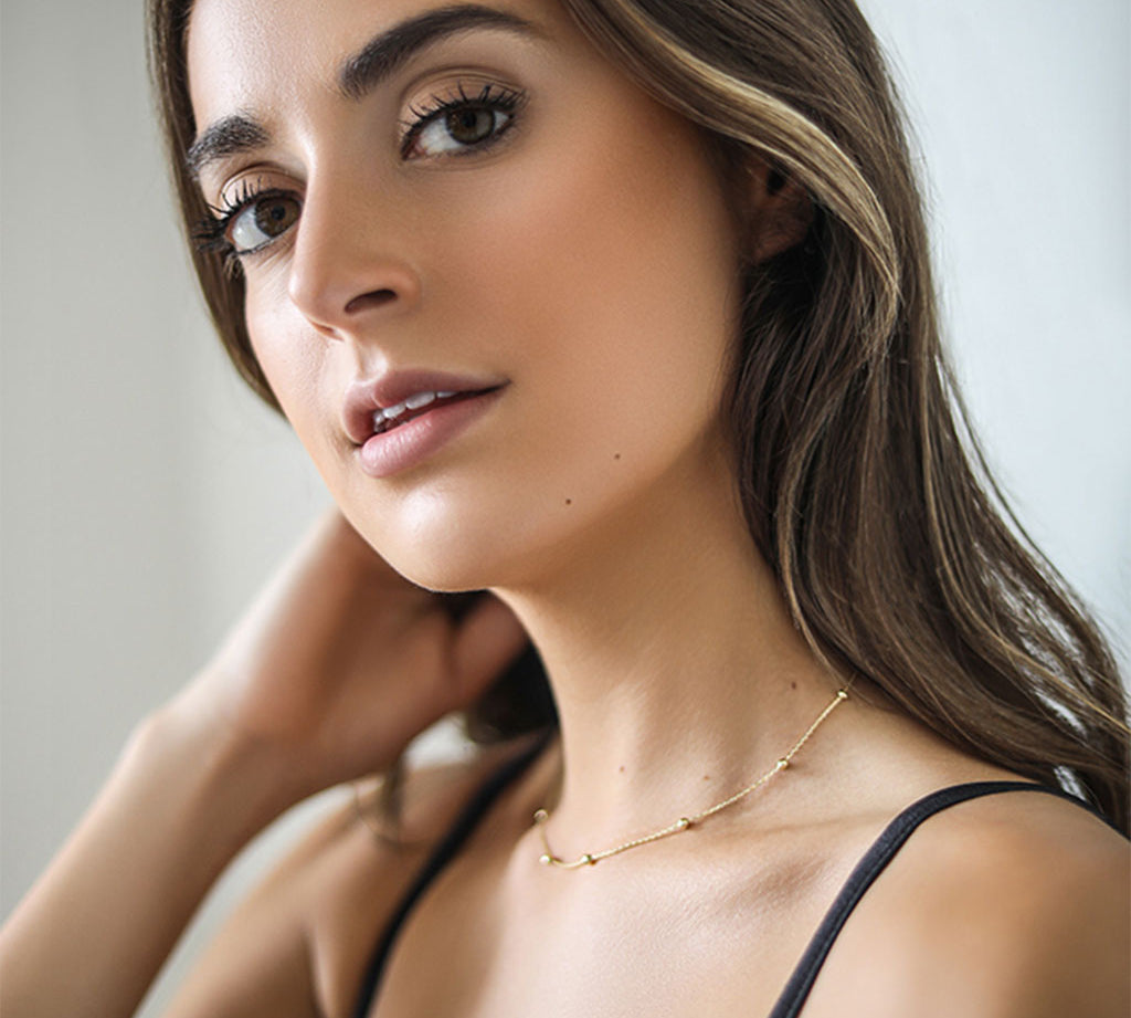 Beaded Choker Necklace | Multi Beaded Choker | MONTENERI JEWELRY