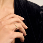 Thin Gold Band Ring | Thin Band | MONTENERI JEWELRY