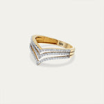 Silver Chevron Ring | Chevron Ring | MONTENERI JEWELRY