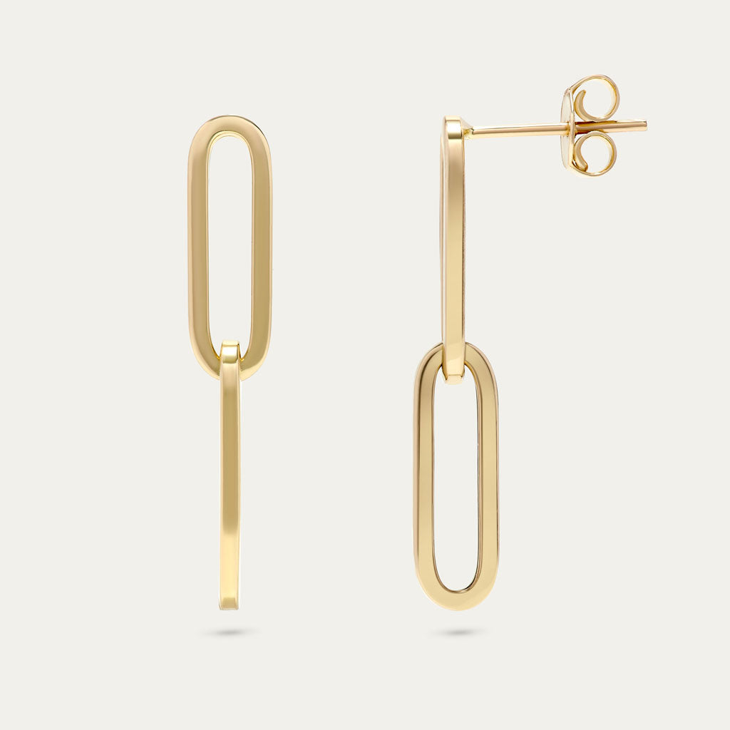 Dangling Link Earrings | Dangling Earrings | MONTENERI JEWELRY