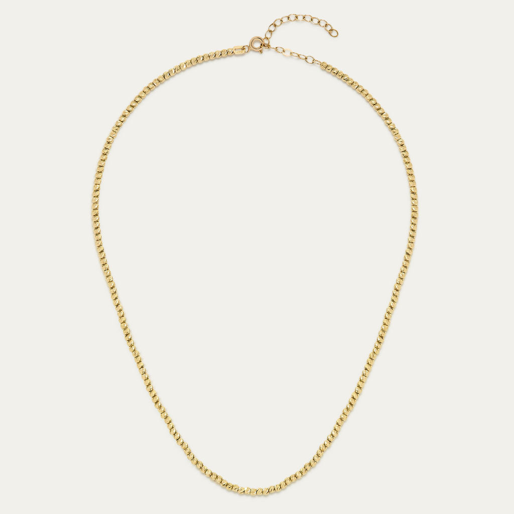 Textured Beaded Necklace | Beaded Necklace | MONTENERI JEWELRY