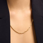 14K GOLD CABLE AND LINK CHAIN