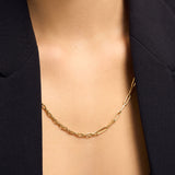 14K GOLD CABLE AND LINK CHAIN