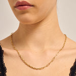 14K GOLD CABLE AND LINK CHAIN