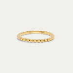 Gold Beaded Ring | Beaded Ring | MONTENERI JEWELRY