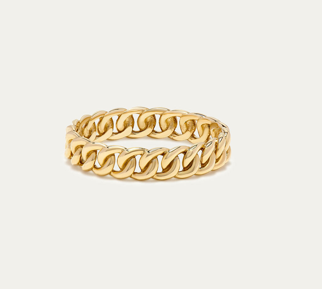 Curb Chain Ring | Chain Ring | MONTENERI JEWELRY