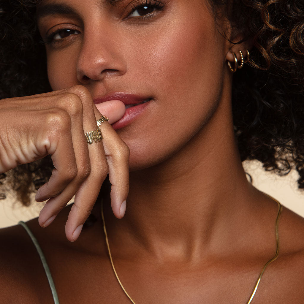 Herringbone Chain Necklace | Herringbone Chain | MONTENERI JEWELRY