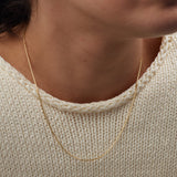 14K Gold Adjustable Snake Chain