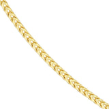 14K Solid Gold Franco Chain – Bold &amp; Timeless