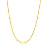 14K Solid Gold Franco Chain – Bold &amp; Timeless