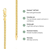 14K Solid Gold Franco Chain – Bold &amp; Timeless